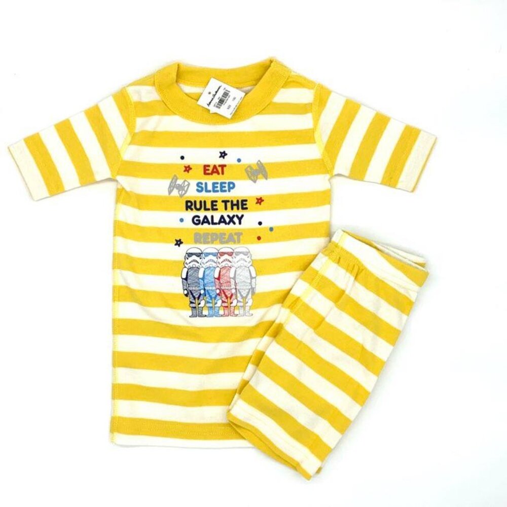 Hanna Andersson Star Wars Storm Troopers Pajamas Short Johns NWTs Size 100/4